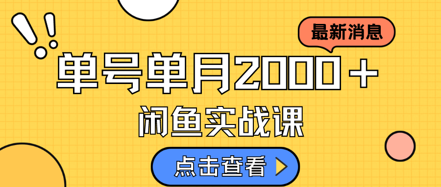 咸鱼虚拟资料新模式，月入2w＋，可批量复制，单号一天50-60没问题 多号多撸-优创网
