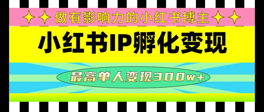 某收费培训-小红书IP孵化变现：做有影响力的小红书博主-优创网