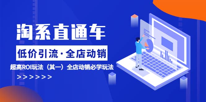 淘系直通车《低价·引流 全店·动销》超高ROI玩法（其一）全店动销必学玩法-优创网