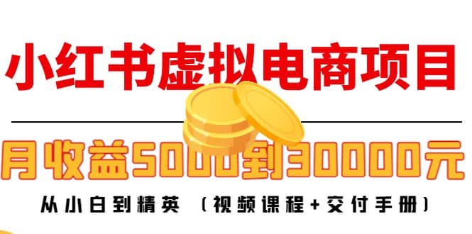 小红书虚拟电商项目：从小白到精英 (视频课程+交付手册)-优创网