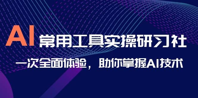 AI-常用工具实操研习社，一次全面体验，助你掌握AI技术-优创网