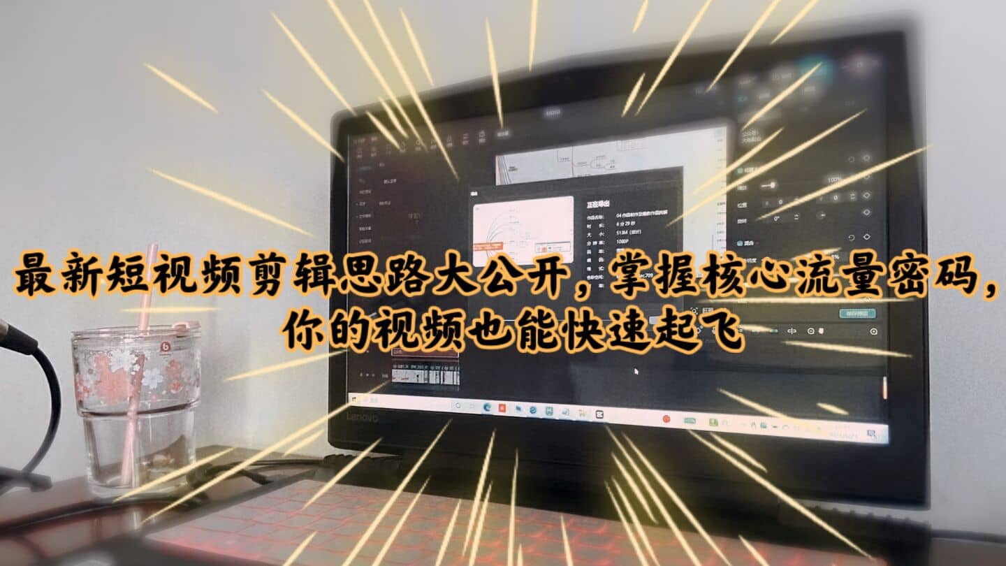 最新短视频剪辑思路大公开，掌握核心流量密码，你的视频也能快速起飞-优创网