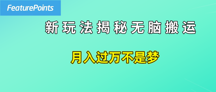 简单操作，每天50美元收入，搬运就是赚钱的秘诀！-优创网