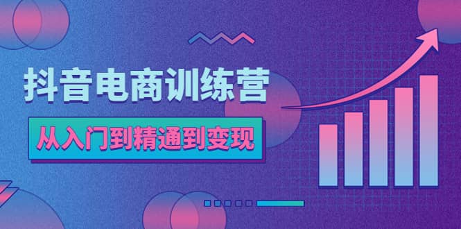 抖音电商训练营：从入门到精通，从账号定位到流量变现，抖店运营实操-优创网