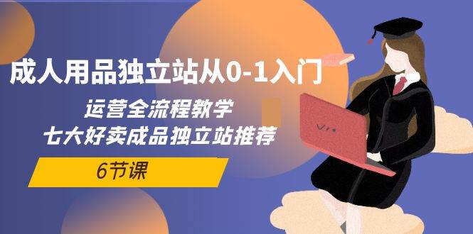 成人用品独立站从0-1入门，运营全流程教学，七大好卖成品独立站推荐-6节课-优创网