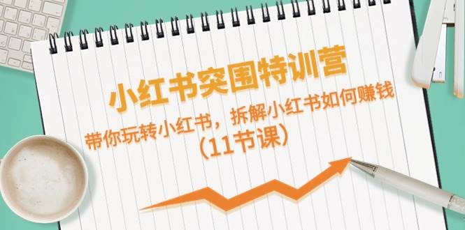 小红书突围特训营，带你玩转小红书，拆解小红书如何赚钱（11节课）-优创网