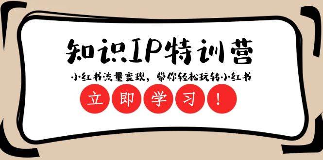 知识IP特训营 ：小红书-流量变现，带你轻松玩转小红书（23节视频课）-优创网